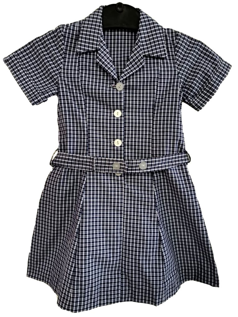 Black and White Check Dress